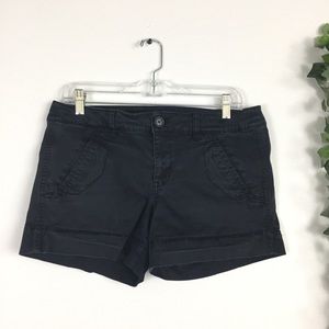 American Eagle outfitters charcoal grey/black shorts sz 8
